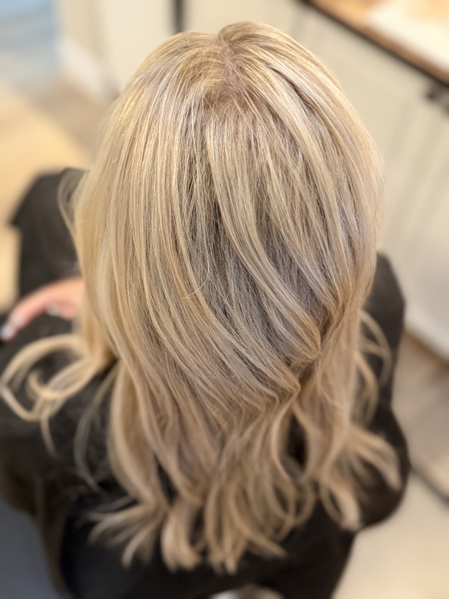 Full head highlights at Hair by Shae salon